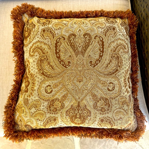 Green & Brown, Set of 2, Accent Pillows - Picture 2 of 3